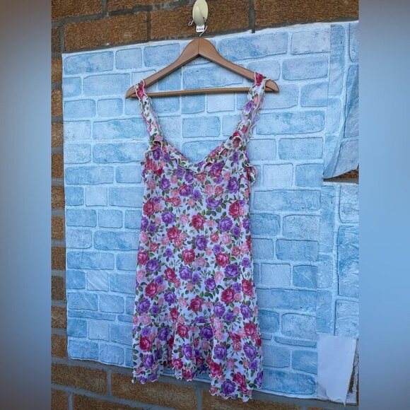 Resa Missy Floral Mini Dress size large - Picture 4 of 16